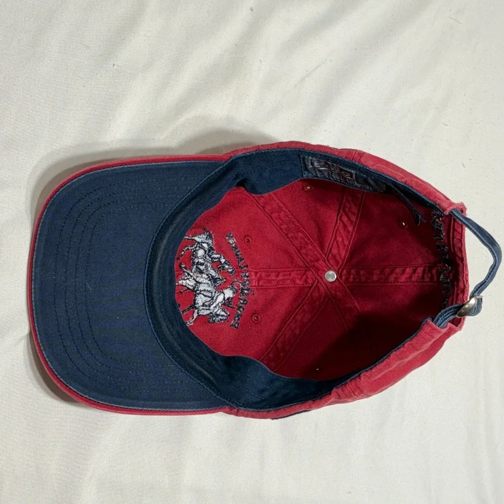 Polo Ralph Lauren Hat Unisex OS Red Mercer Classic Hunter Jumper Team Strapback